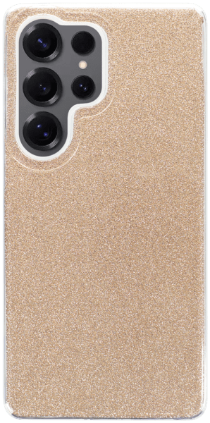 Samsung Galaxy S25 Ultra (SM-S938B) szilikon tok csillogó hátlap arany