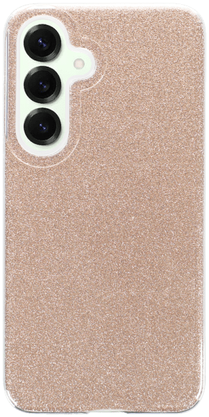 Samsung Galaxy S25 (SM-S931B) szilikon tok csillogó hátlap arany