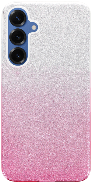 Samsung Galaxy S25 Plus (SM-S936B) szilikon tok csillogó hátlap rózsaszín/ezüst
