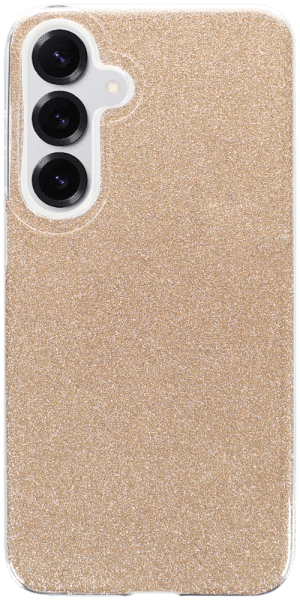 Samsung Galaxy S25 Plus (SM-S936B) szilikon tok csillogó hátlap arany