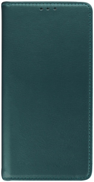 Samsung Galaxy S25 (SM-S931B) oldalra nyíló flipes bőrtok asztali tartó funkciós sötétzöld