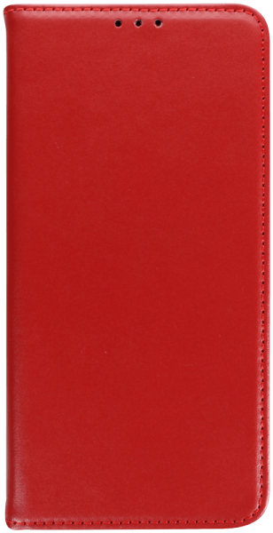 Samsung Galaxy A35 5G (SM-A356B) oldalra nyíló flipes bőrtok valódi bőr piros