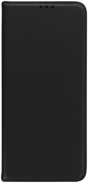 Xiaomi Redmi 14C oldalra nyíló flipes bőrtok valódi bőr fekete