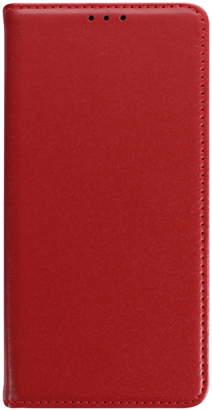 Samsung Galaxy S25 (SM-S931B) oldalra nyíló flipes bőrtok valódi bőr piros