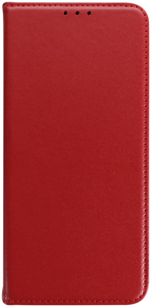 Samsung Galaxy A16 5G (SM-A166B/DS) oldalra nyíló flipes bőrtok valódi bőr piros