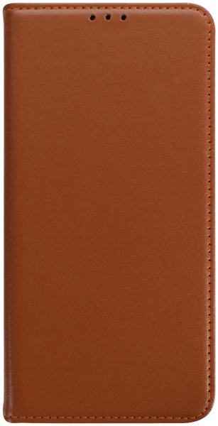 Samsung Galaxy S25 Plus (SM-S936B) oldalra nyíló flipes bőrtok valódi bőr barna