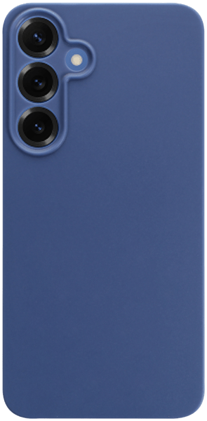 Samsung Galaxy S25 Plus (SM-S936B) szilikon tok kameravédővel matt sötétkék