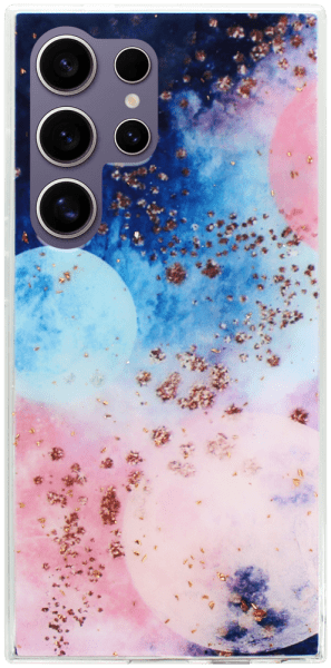 Samsung Galaxy S24 Ultra (SM-S928B) kemény hátlap Gold Glam Galactic