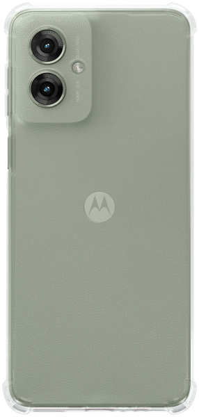 Motorola Moto G55 szilikon tok közepesen ütésálló légpárnás sarok kameravédővel átlátszó