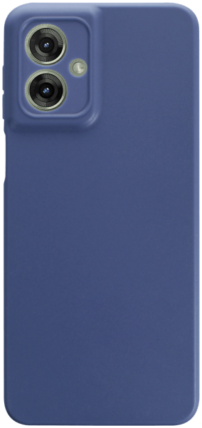 Motorola Moto G55 szilikon tok kameravédővel matt sötétkék
