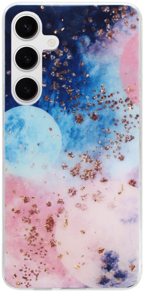 Samsung Galaxy S24 Plus (SM-S926B) kemény hátlap Gold Glam Galactic