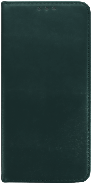 Motorola Edge 50 Neo oldalra nyíló flipes bőrtok asztali tartó funkciós sötétzöld