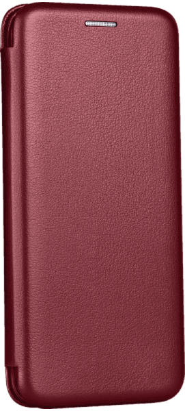 Xiaomi Redmi 14C oldalra nyíló mágneses flipes bőrtok prémium minőség bordó