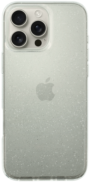 Apple iPhone 16 Pro Max szilikon tok csillogó átlátszó