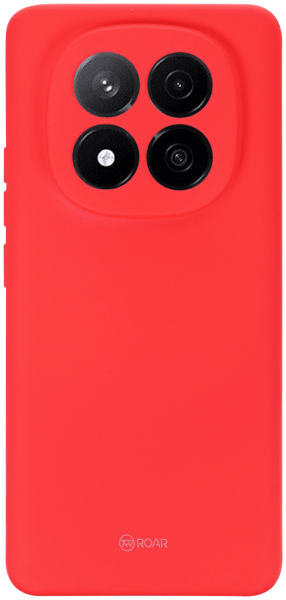 Xiaomi Redmi Note 14 Pro Plus 5G szilikon tok gyári ROAR kameravédővel piros