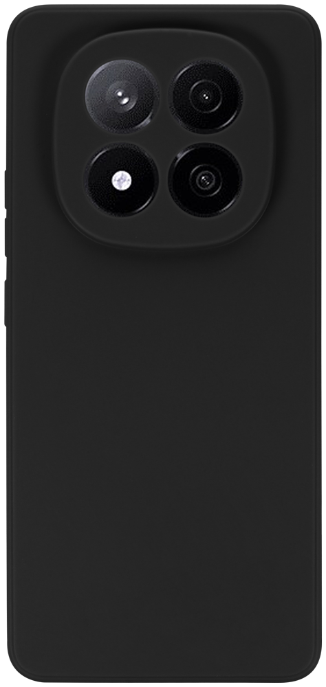 Xiaomi Redmi Note 14 Pro Plus 5G szilikon tok kameravédővel matt fekete