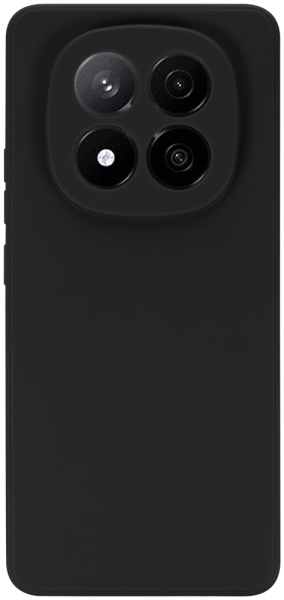 Xiaomi Redmi Note 14 Pro Plus 5G szilikon tok kameravédővel matt fekete