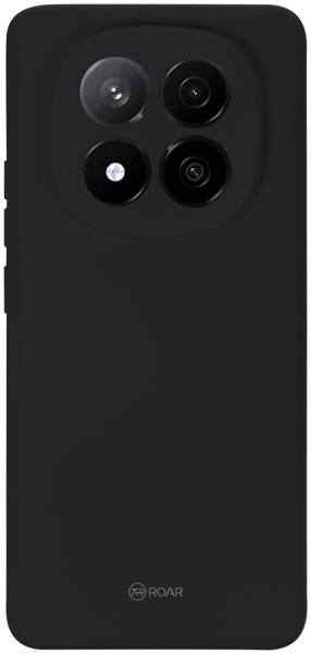 Xiaomi Redmi Note 14 Pro Plus 5G szilikon tok gyári ROAR kameravédővel fekete