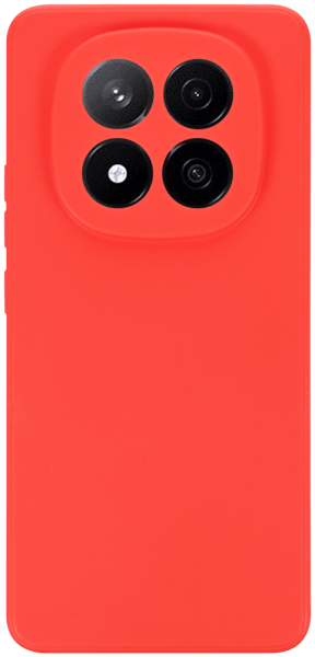 Xiaomi Redmi Note 14 Pro Plus 5G szilikon tok kameravédővel matt piros