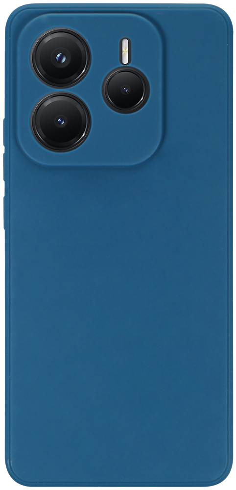Xiaomi Redmi Note 14 5G szilikon tok kameravédővel matt sötétkék