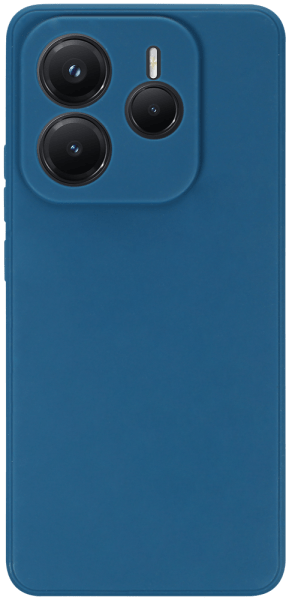 Xiaomi Redmi Note 14 5G szilikon tok kameravédővel matt sötétkék