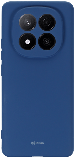 Xiaomi Redmi Note 14 Pro Plus 5G szilikon tok gyári ROAR kameravédővel sötétkék