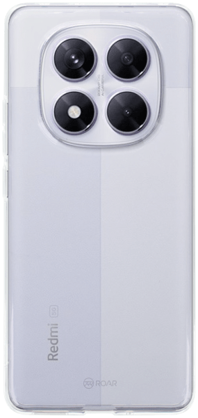Xiaomi Redmi Note 14 Pro 5G szilikon tok gyári ROAR kameravédővel átlátszó