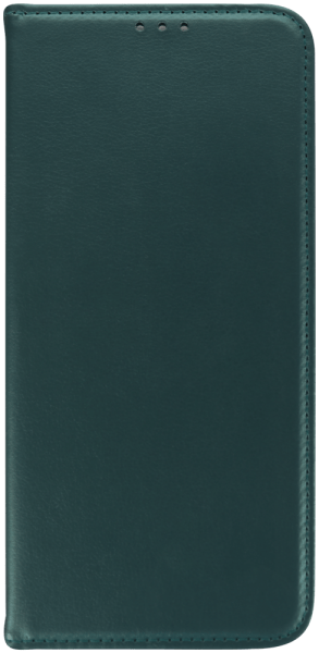 Xiaomi Redmi 13C oldalra nyíló flipes bőrtok asztali tartó funkciós sötétzöld