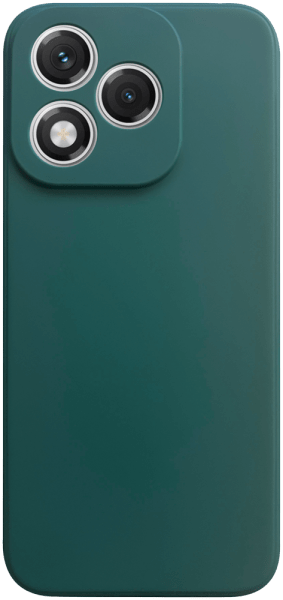 Honor 400 Lite szilikon tok kameravédővel matt sötétzöld