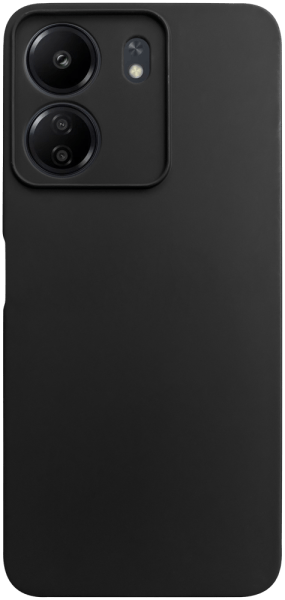 Xiaomi Redmi 13C szilikon tok kameravédővel matt fekete