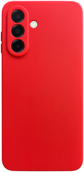 Samsung Galaxy A26 5G (SM-A266B/DS) szilikon tok kameravédővel matt piros