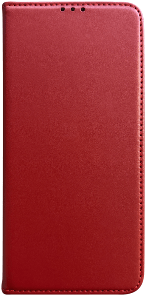 Samsung Galaxy A26 5G (SM-A266B/DS) oldalra nyíló flipes bőrtok valódi bőr piros
