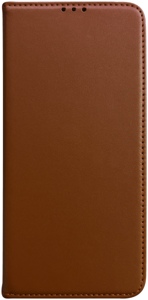 Samsung Galaxy A26 5G (SM-A266B/DS) oldalra nyíló flipes bőrtok valódi bőr barna