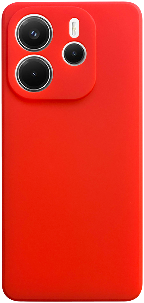 Xiaomi Redmi Note 14 4G szilikon tok kameravédővel matt piros