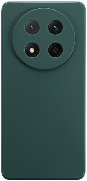 Honor Magic 7 Lite szilikon tok kameravédővel matt sötétzöld