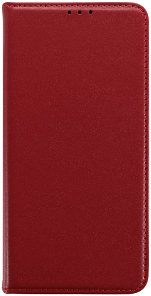 Samsung Galaxy A15 (SM-A155F) oldalra nyíló flipes bőrtok valódi bőr piros