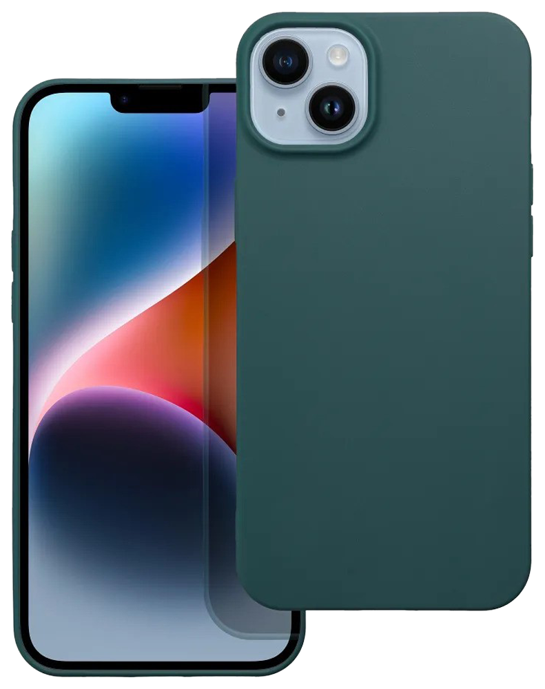 Samsung Galaxy A17 5G (SM-A176B) szilikon tok kameravédővel matt sötétzöld