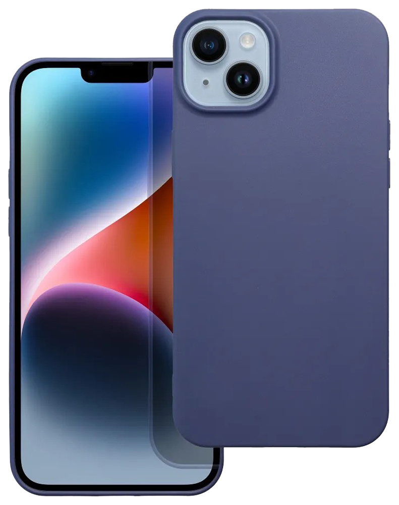 Samsung Galaxy A17 5G (SM-A176B) szilikon tok kameravédővel matt sötétkék