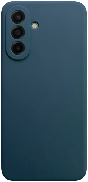 Samsung Galaxy A17 5G (SM-A176B) szilikon tok kameravédővel matt sötétkék