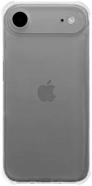 Apple iPhone 17 Air szilikon tok közepesen ütésálló légpárnás sarok kameravédővel átlátszó