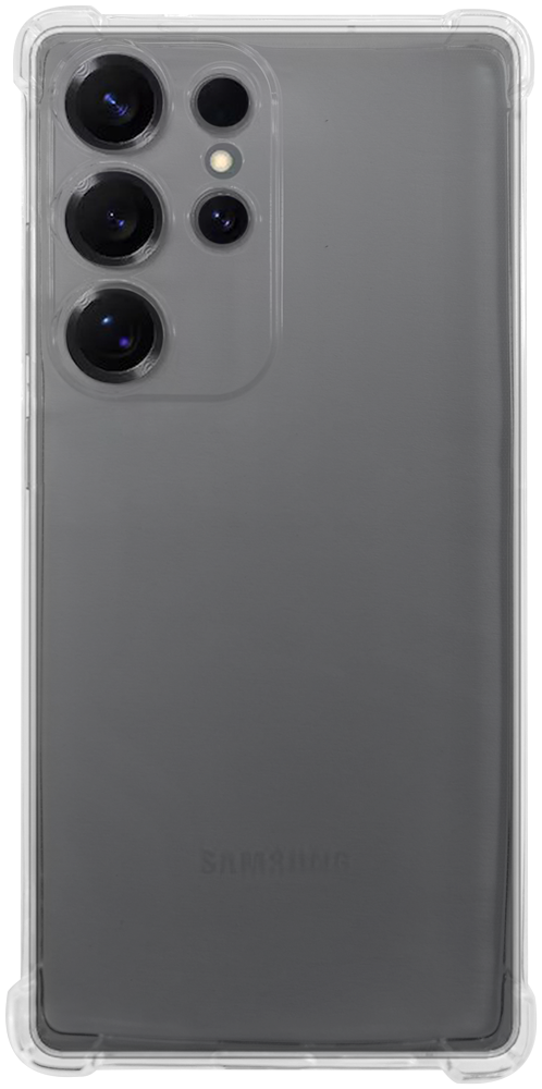 Samsung Galaxy S25 Ultra (SM-S938B) szilikon tok közepesen ütésálló légpárnás sarok kameravédővel átlátszó