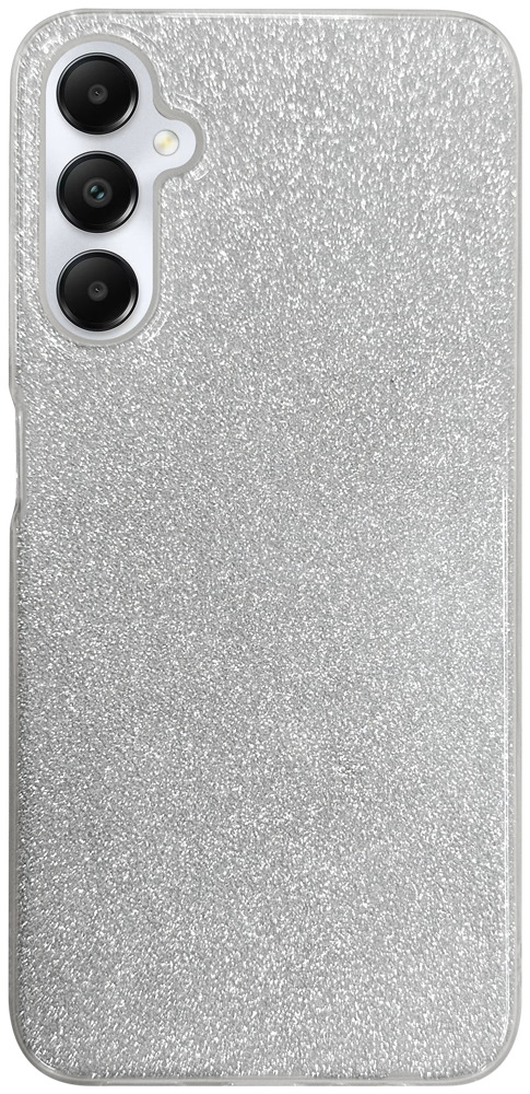 Samsung Galaxy A05s (SM-A057F) szilikon tok csillogó hátlap ezüst