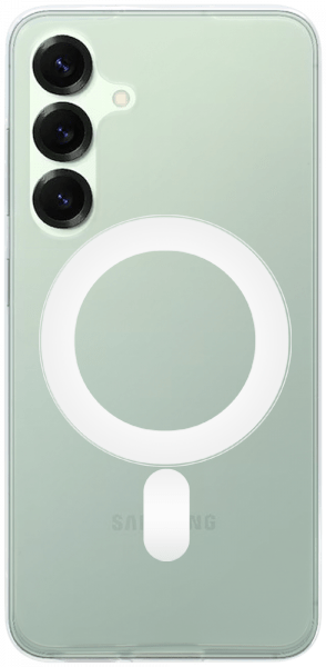 Samsung Galaxy S25 (SM-S931B) szilikon tok gyári MagSafe átlátszó