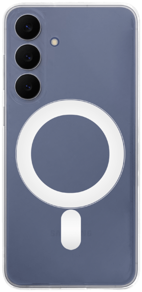 Samsung Galaxy S25 FE (SM-S731B) szilikon tok gyári MagSafe kameravédővel átlátszó