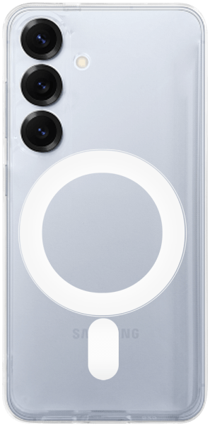 Samsung Galaxy S25 (SM-S931B) szilikon tok gyári MagSafe átlátszó