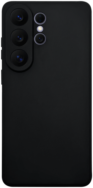 Samsung Galaxy S26 Ultra szilikon tok kameravédővel matt fekete