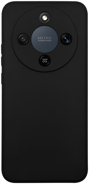 Huawei Honor Magic 8 Lite szilikon tok kameravédővel matt fekete