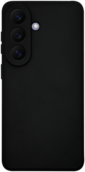 Samsung Galaxy S26 szilikon tok kameravédővel matt fekete