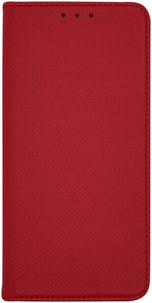 Xiaomi Redmi Note 15 oldalra nyíló flipes bőrtok rombusz mintás piros