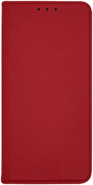 Xiaomi Redmi Note 15 oldalra nyíló flipes bőrtok rombusz mintás piros